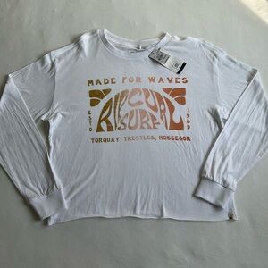 Rip Curl ‘Made For Waves’ Long Sleeve T-Shirt Size Medium
